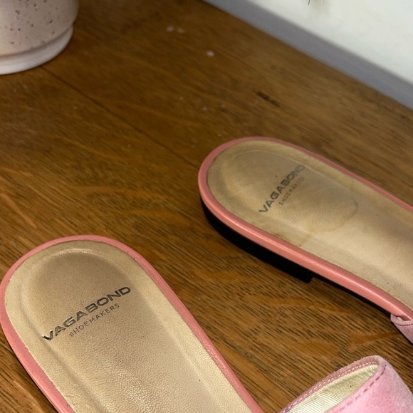 VAGABOND – Pink Suede Pointed-Toe Mules – Size 39 - Picture 3 of 10